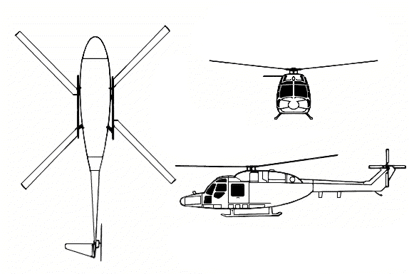 File:Westland Lynx AH.1 3-view line drawing.png