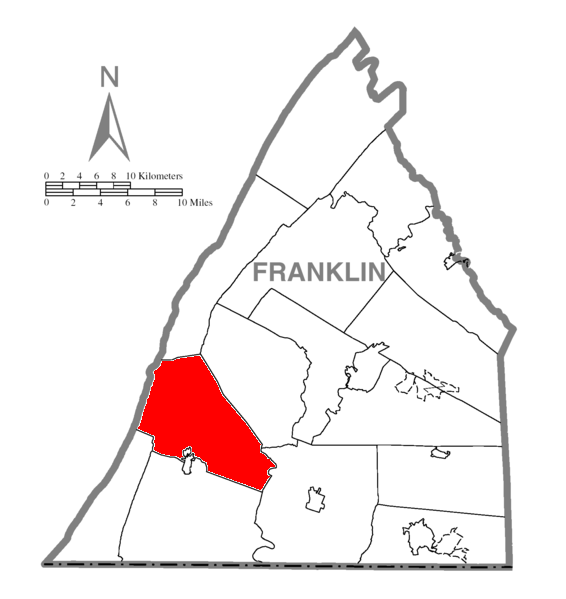 File:Map of Franklin County, Pennsylvania Highlighting Peters Township.PNG