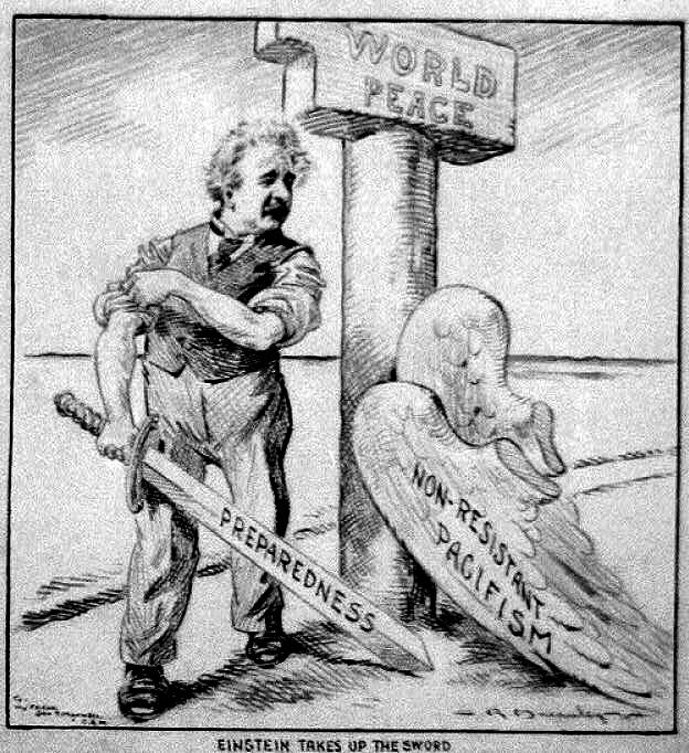 File:C. R. Macauley - Einstein takes up the sword, circa 1933.jpg