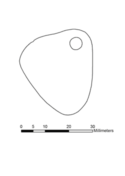 Animated image showing the sequence of engravings on a pendant excavated from the Mesolithic archaeological site of Star Carr in 2015