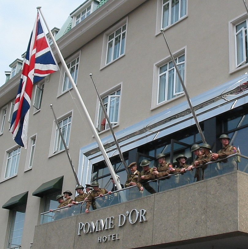 File:Flag raising reenactment Pomme d'Or Liberation Day 2008 Jersey 4.jpg