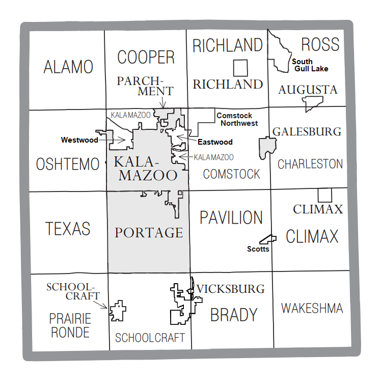 File:Kalamazoo County, MI census map.png
