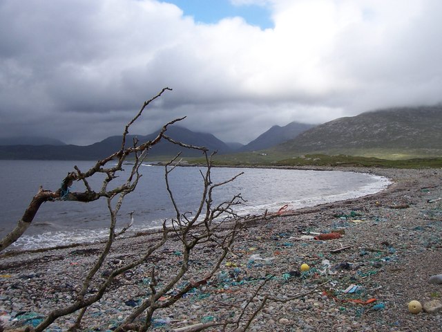File:Looking north across Bagh Stithcliet, Harris - geograph.org.uk - 1318157.jpg