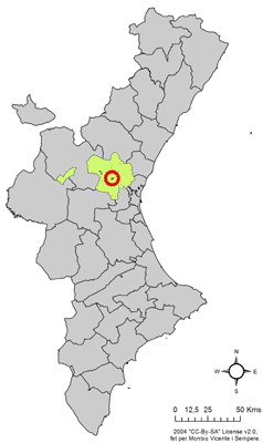 File:Localització de Benissanó respecte del País Valencià.png