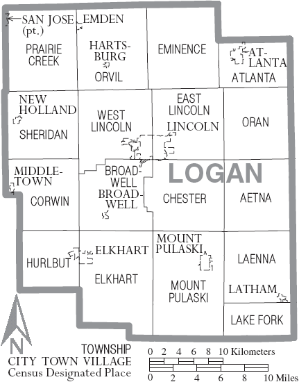 File:Map of Logan County Illinois With Municipal and Township Labels.PNG