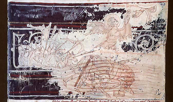 File:Frederick Barbarossa dying.jpg