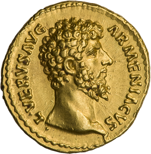 File:INC-2957-a Ауреус. Луций Вер. Ок. 163—164 гг. (аверс).png