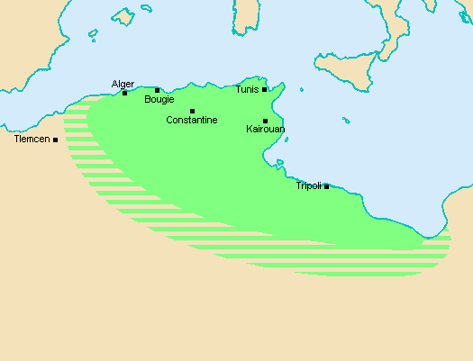 File:Zirids around 1000CE.png