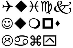 File:Wingdings sample (cropped).png