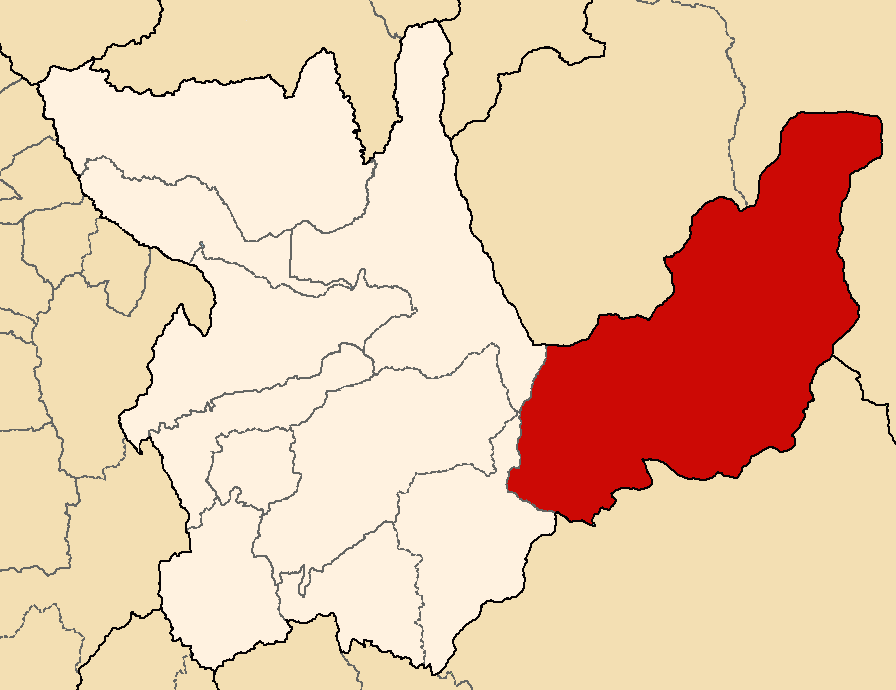 File:Location of the province Puerto Inca in Huánuco.png