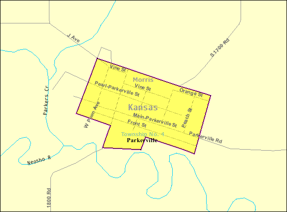File:Detailed map of Parkerville, Kansas.png