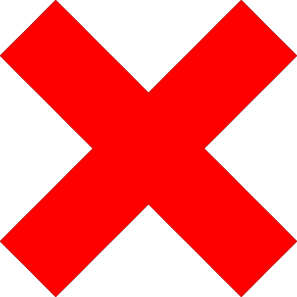 File:Heavy red "x".png