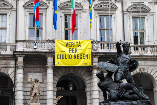 File:Striscione Verità per Giulio Regeni esposto da Comune di Torino.jpg