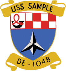 File:USS Sample (DE-1048) insignia, in 1967 (NH 68122-KN).png