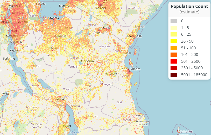 File:Human population density Tanzania.png