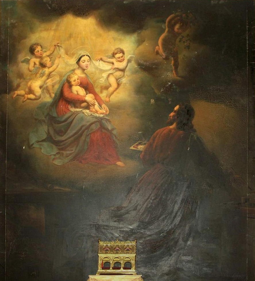 File:Eugène Goyet--La Vision de Saint Luc--1834--Mairie de Pézenas.jpg
