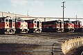Several 44 Class locomotives