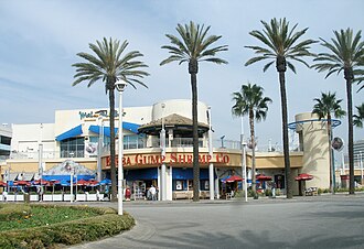 The Bubba Gump Shrimp Co. restaurant in Long Beach, California