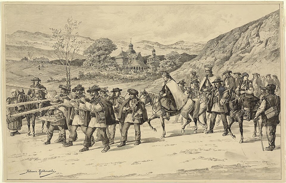 File:Hutsul Wedding by Tadeusz Rybkowski (1898).jpg