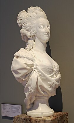Marie Antoinette by Louis-Simon Boizot