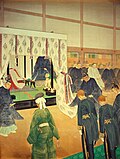 Emperor Meiji received Dirk de Graeff van Polsbroek Dutch foreign ministers.