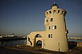Lighthouse at the entrance of Puerto Sherry
