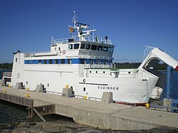 M/S Gudingen at Kökar