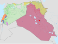 Iraq, Lebanon, Syria (civil and national wars, War against the Islamic State)