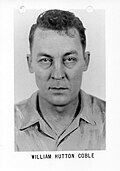 William Hutton Coble FBI Most Wanted Poster