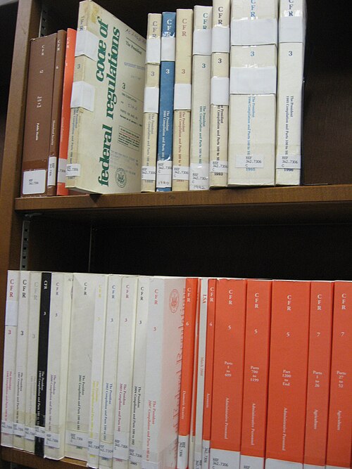 File:Code of Federal Regulations Mid-Manhattan Library.JPG