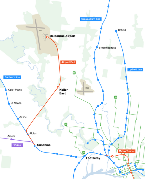 File:Melbourne Airport Rail link map.png