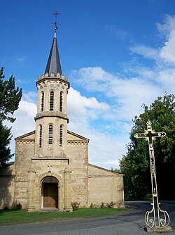 The church in Ponsan-Soubiran