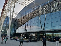Interior of the Centre station in Belgrade in October 2023.