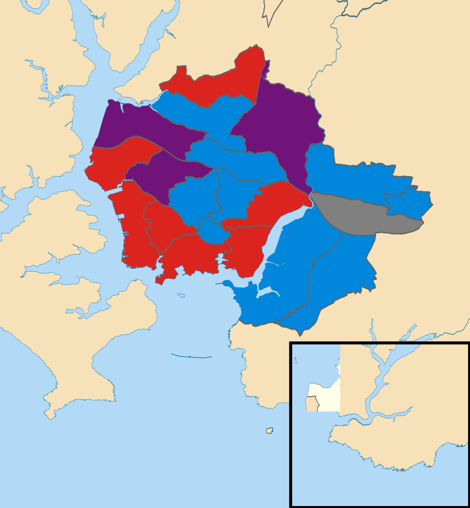 File:Plymouth City Council election 2014 map.svg