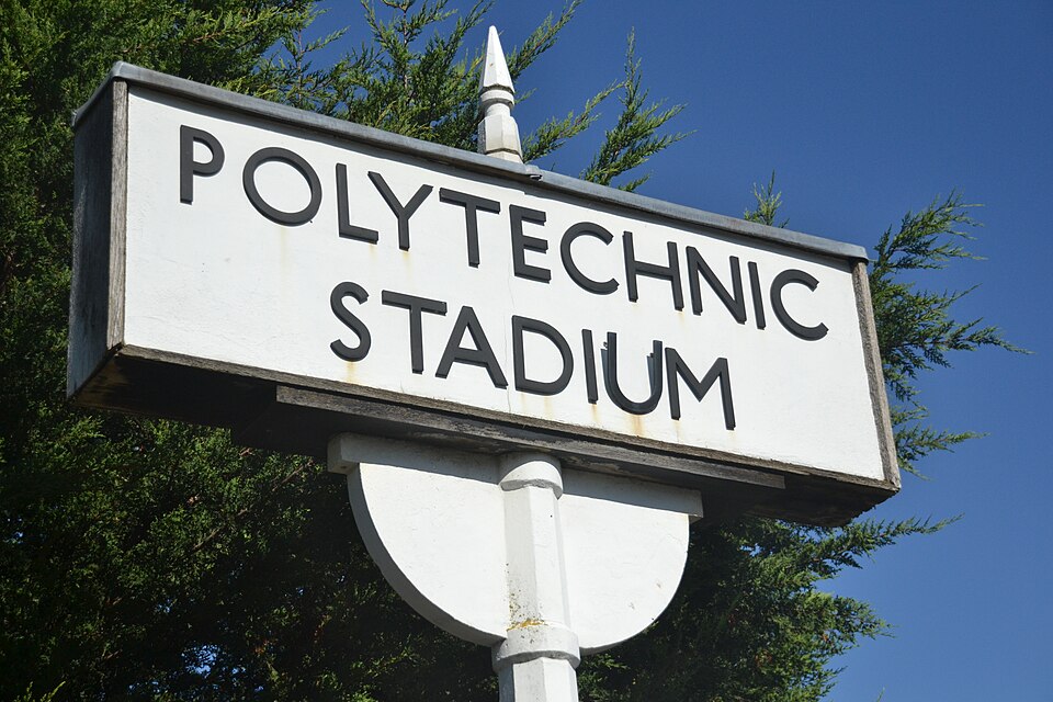 File:Polytechnic Stadium Chiswick sign.jpg