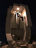 Monument at night