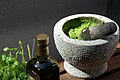 Pesto, a Ligurian sauce