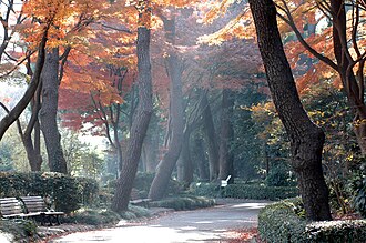 Public walkway, Edo East Garden