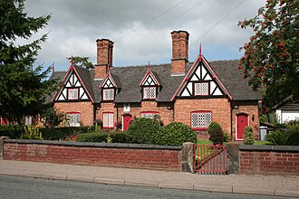 Tollemache Almshouses, Cheshire, 17th century