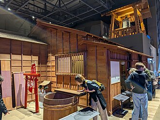 Reconstruction model of a common townspeople's (chōnin) residence in Edo