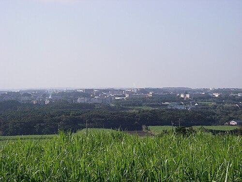 Town area of Nakatane (中種子町), Kagoshima, Japan