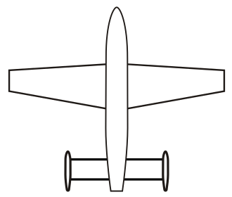 File:Tail twin tailplane mounted.svg
