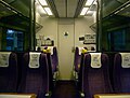 The interior of First Class cabin of First Great Western Class 166