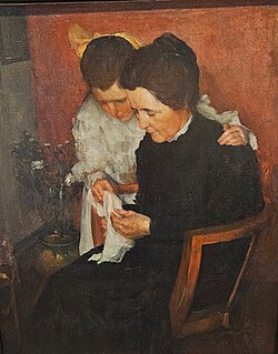 Portrait of Mrs Carles and Sara (1907)