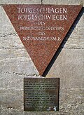 Memorial to homosexual victims of Nazi persecution