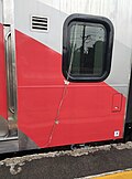 Several sensor cables are attached to the iE305 series to monitor the bogie's performance and send data to the technicians during the test run.