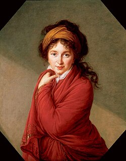 Portrait of Countess Golovina (Elisabeth Vigée-Lebrun, c.1800)