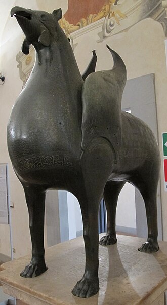 File:Arte islamica, ippogrifo, XI sec 03.JPG