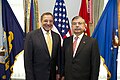 November 1, 2011, Turkish Defense Minister İsmet Yılmaz with U.S. Secretary of Defense Leon Panetta