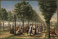 Image 12El paseo de las Delicias, a 1784–1785 painting by Ramón Bayeu depicting a meeting of members of the aristocracy in the aforementioned location. (from History of Spain)